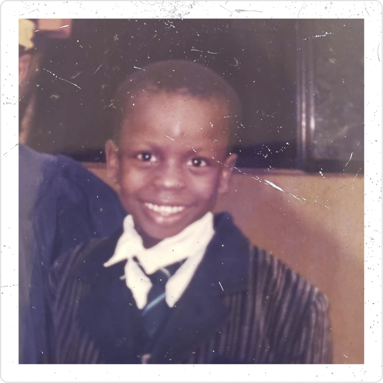 Jerry as a child