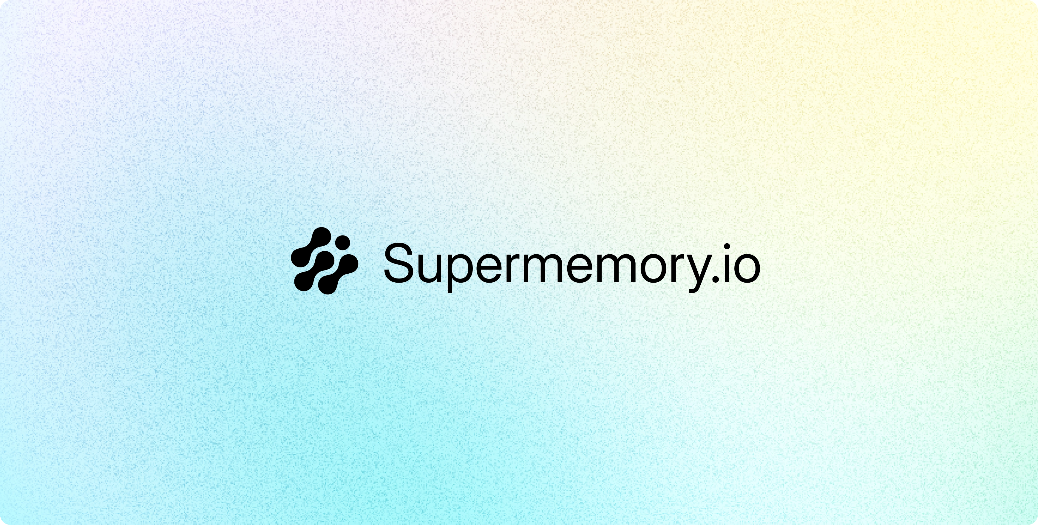 Supermemory.io wordmark on gradient
