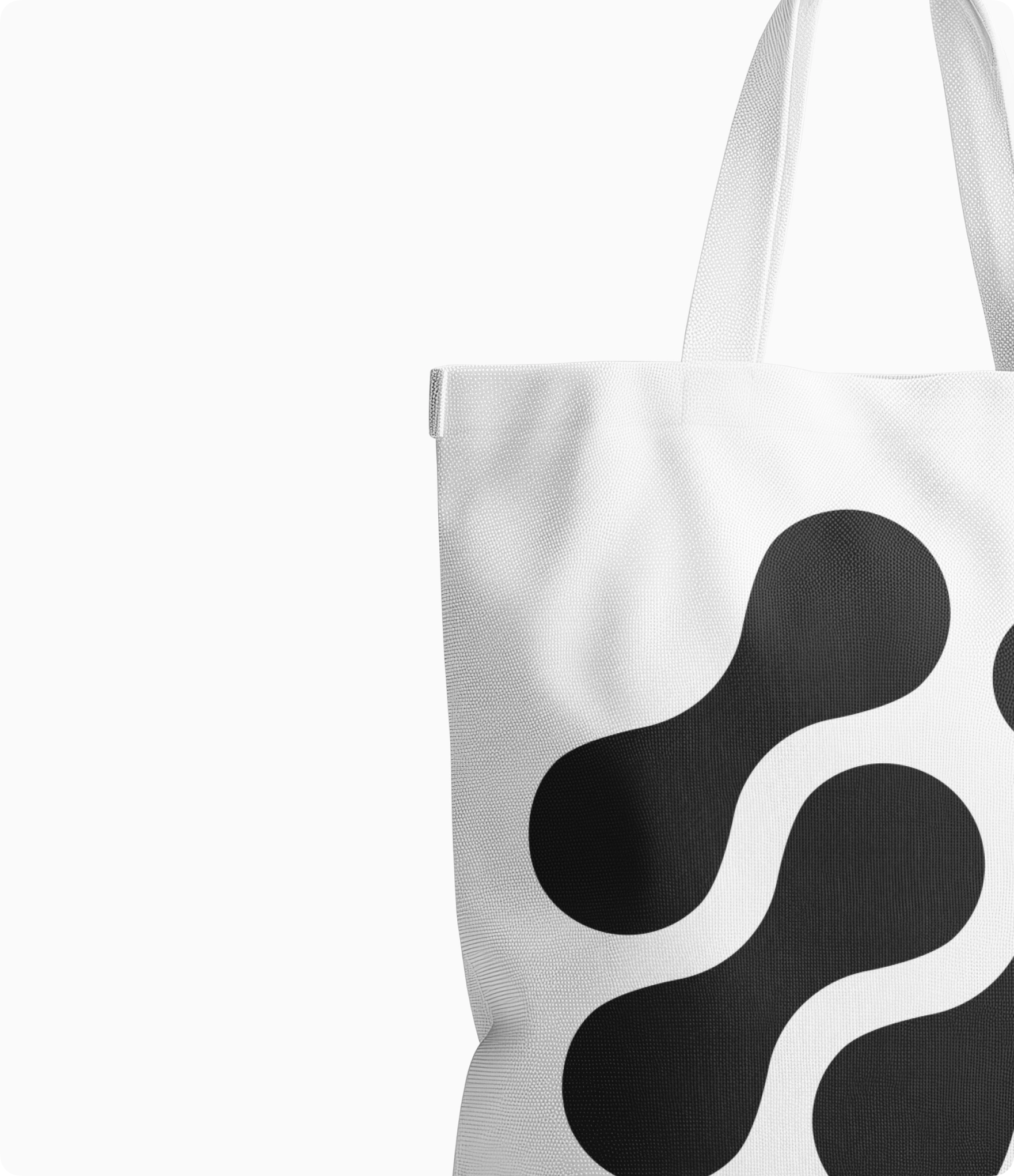 Tote bag with logomark