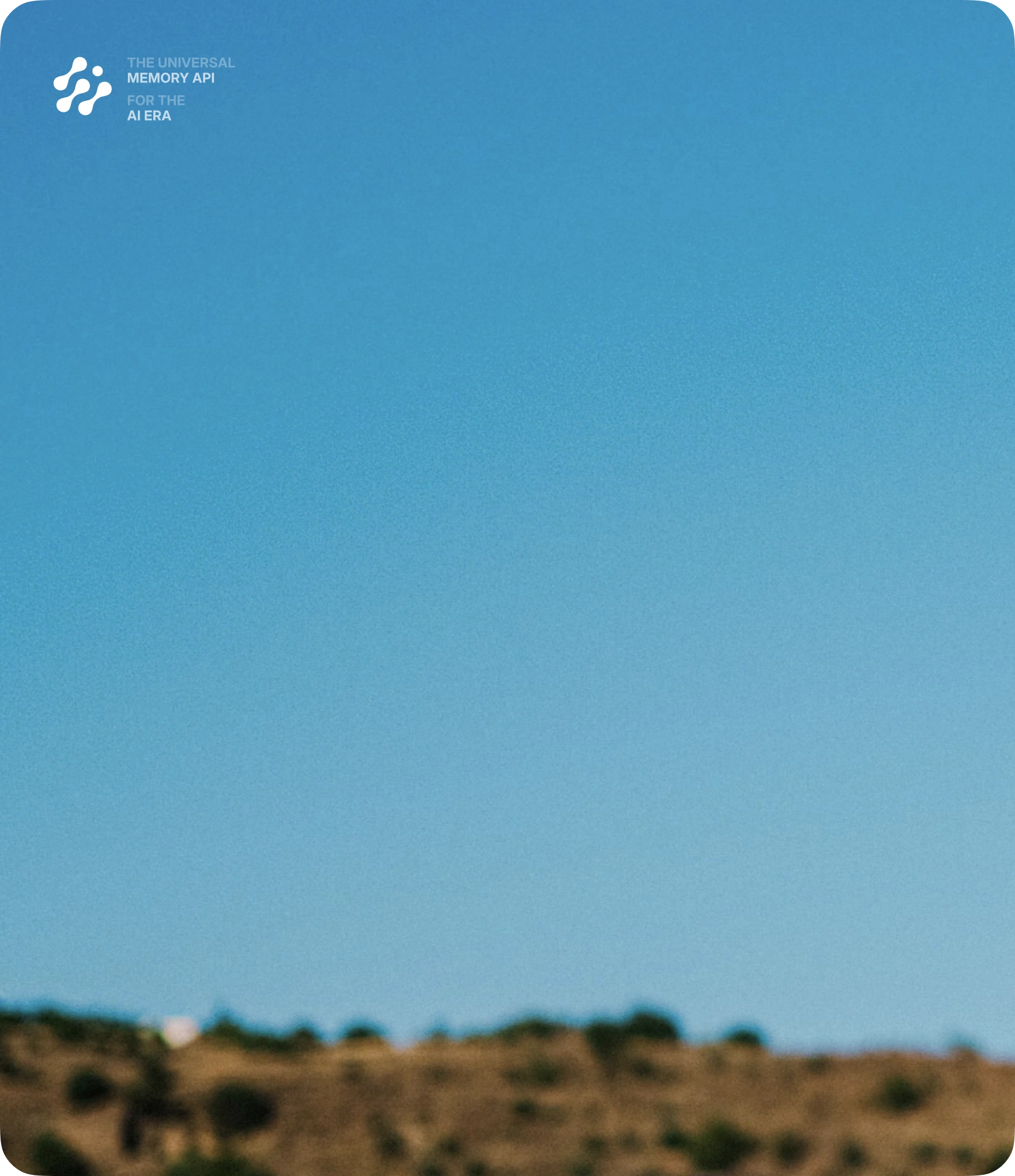 Brand poster over sky photo